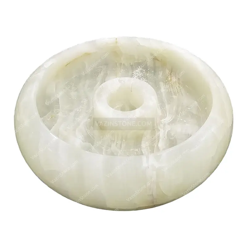 Armita stone candlestick