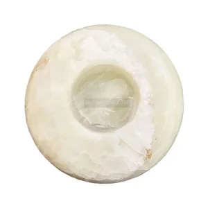 Dara stone candlestick from above