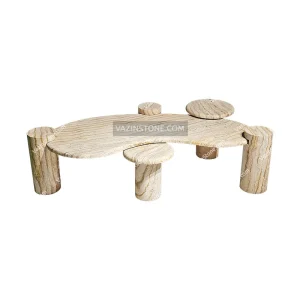 Braika stone coffee table