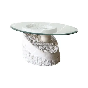 Roza stone coffee table