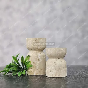 Milan stone candlestick