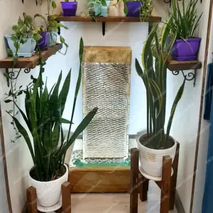 Arad stone fountain in a patio