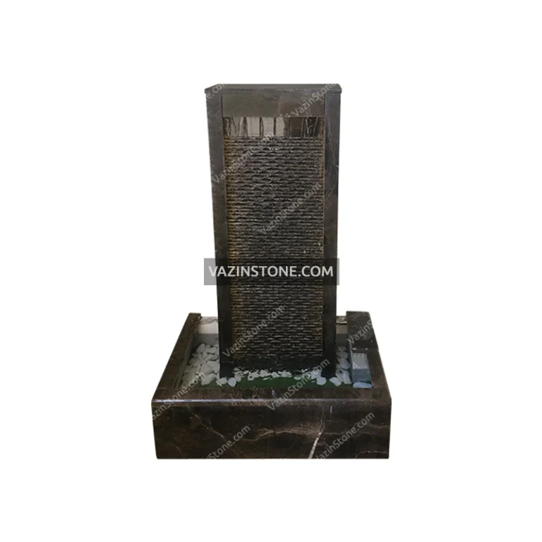 Arad stone fountain with black marble stone