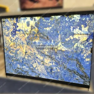 Blue onyx slab