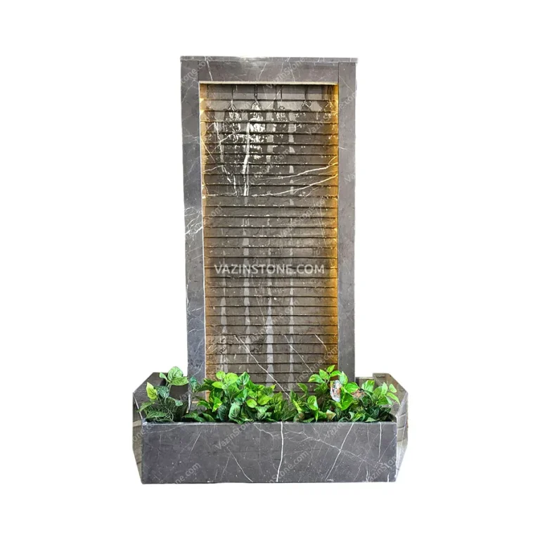 Flora stone fountain