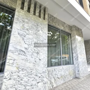 Persian Scato crystal marble in the facade