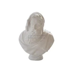 Famous men stone sculpture