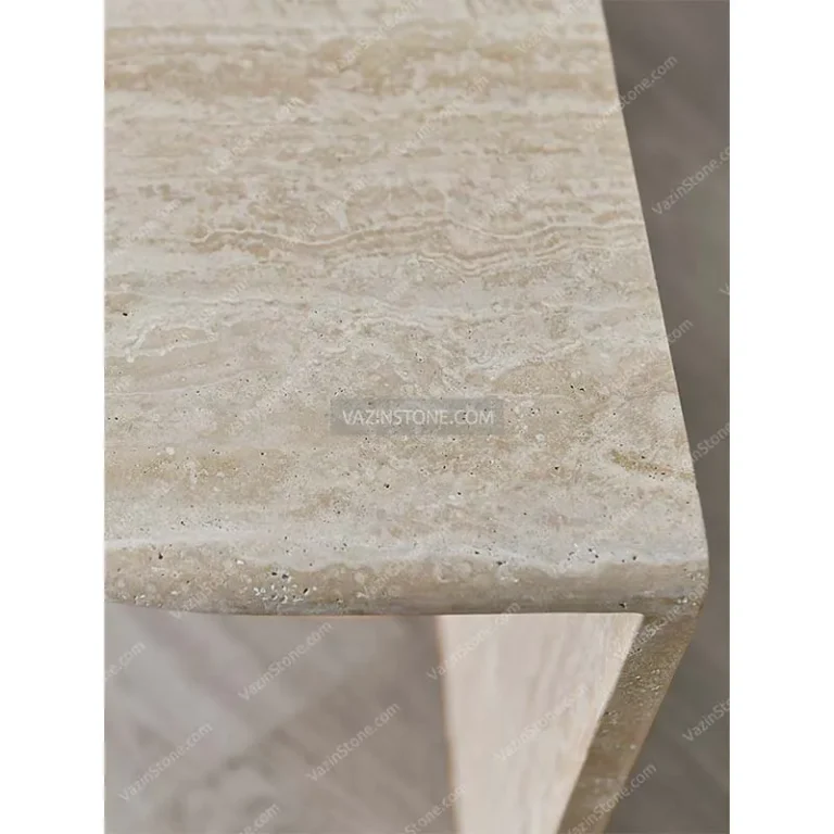 Parto stone side table closeup