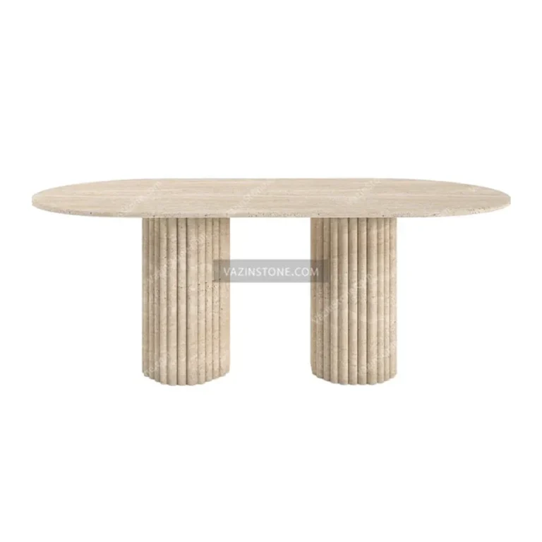 Temis stone dining table