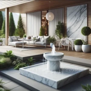 picture of Fountain design with AI