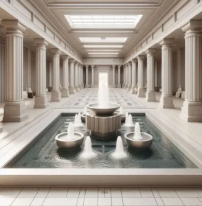 picture of Fountain design with AI