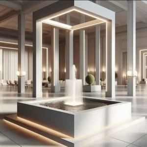 picture of Fountain design with AI