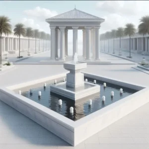 picture of Fountain design with AI