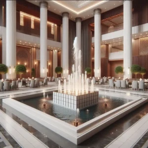Fountain design with AI