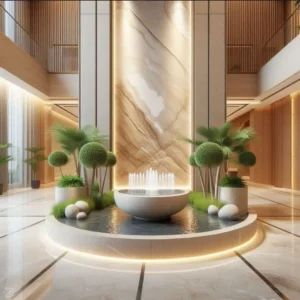 picture of Fountain design with AI
