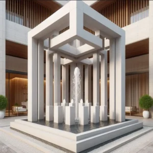 picture of Fountain design with AI