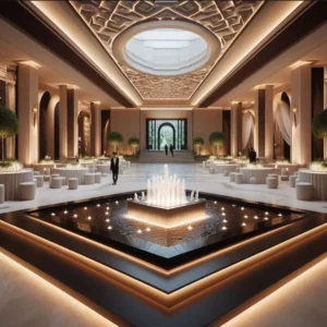 picture of Fountain design with AI