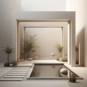 picture of Fountain design with AI