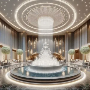 picture of Fountain design with AI