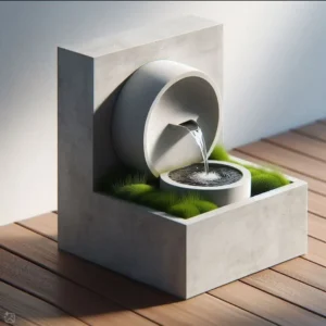 picture of Fountain design with AI