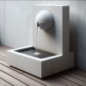 picture of Fountain design with AI
