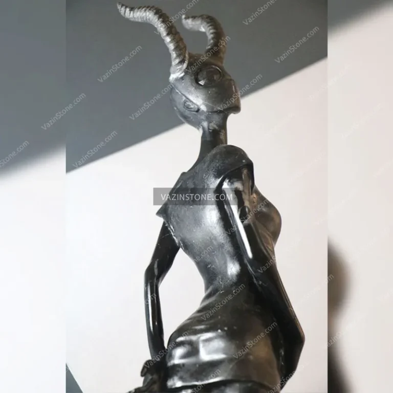 The Medisa stone sculpture