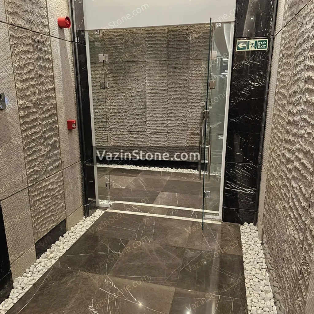Corridor wall stone
