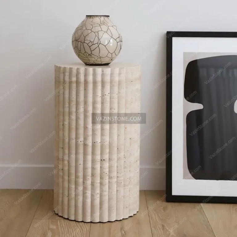 Roja stone side table