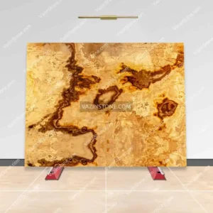 Sunset onyx slab stone picture