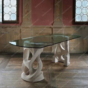 Toska stone dining table picture
