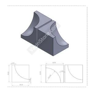 3D custom design of stone table