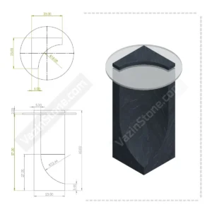 buy stone table with 3D custom design 