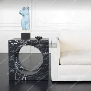 Cube stone coffee table