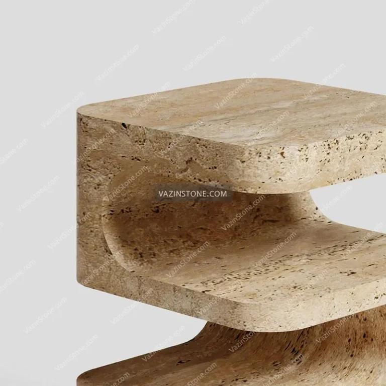 Arckitto stone side table texture