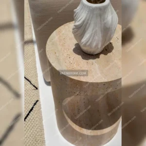 Echo Stone Side Table closeup