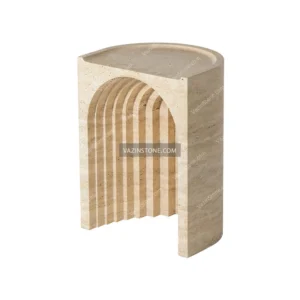 Lomista stone side table
