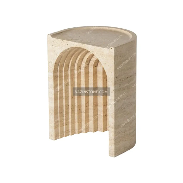 Lomista stone side table
