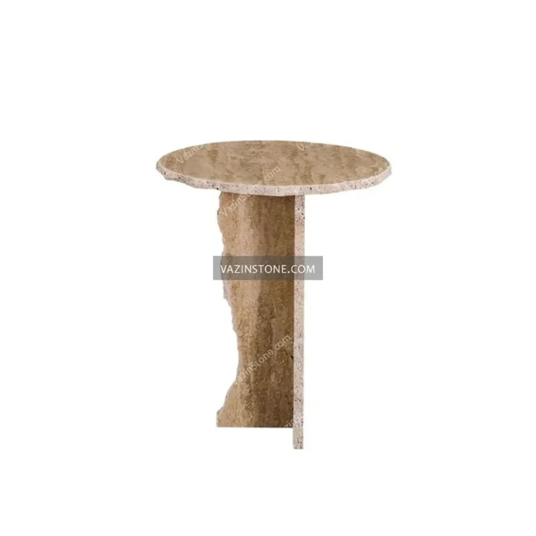Ora stone side table from other side