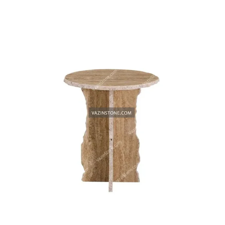 Ora stone side table from other side