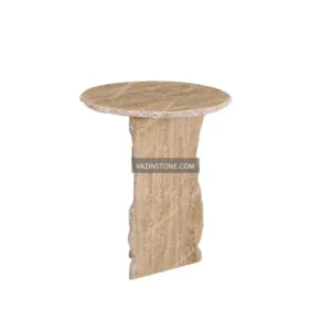 Ora stone side table from other side