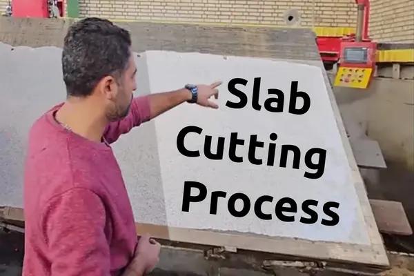 Slab Cutting Process with Gantry Cutting Machine