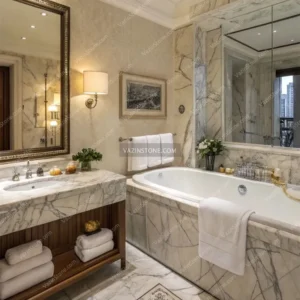 Bathroom stone picture