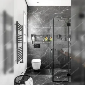 Black marble bathroom stone picture