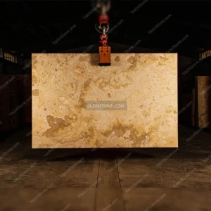 Cream onyx slab stone with a different pattern