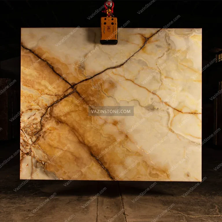 Pattern of the Glory Onyx Slab Stone
