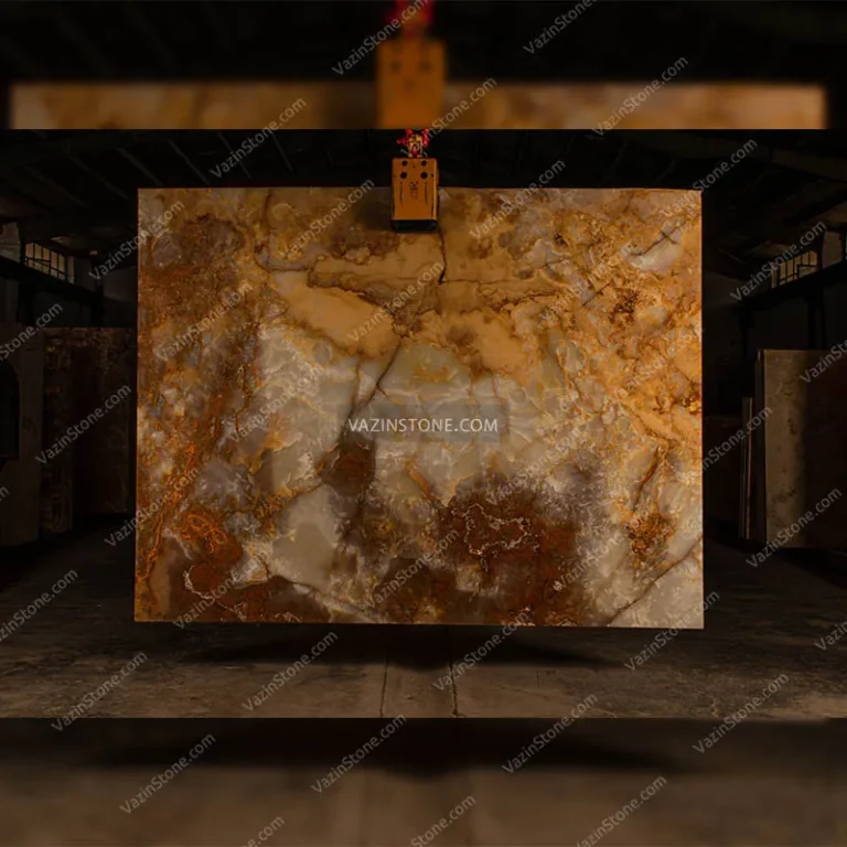 The Royal Glory Onyx Slab Stone with different pattern