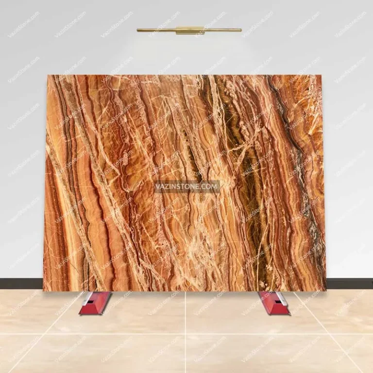 Red Sparlo Onyx Slab Stone picture