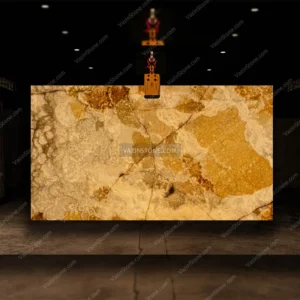White Lagon Onyx Slab Stone with different pattern