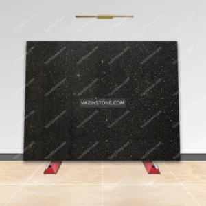 Black galaxy granite slab stone