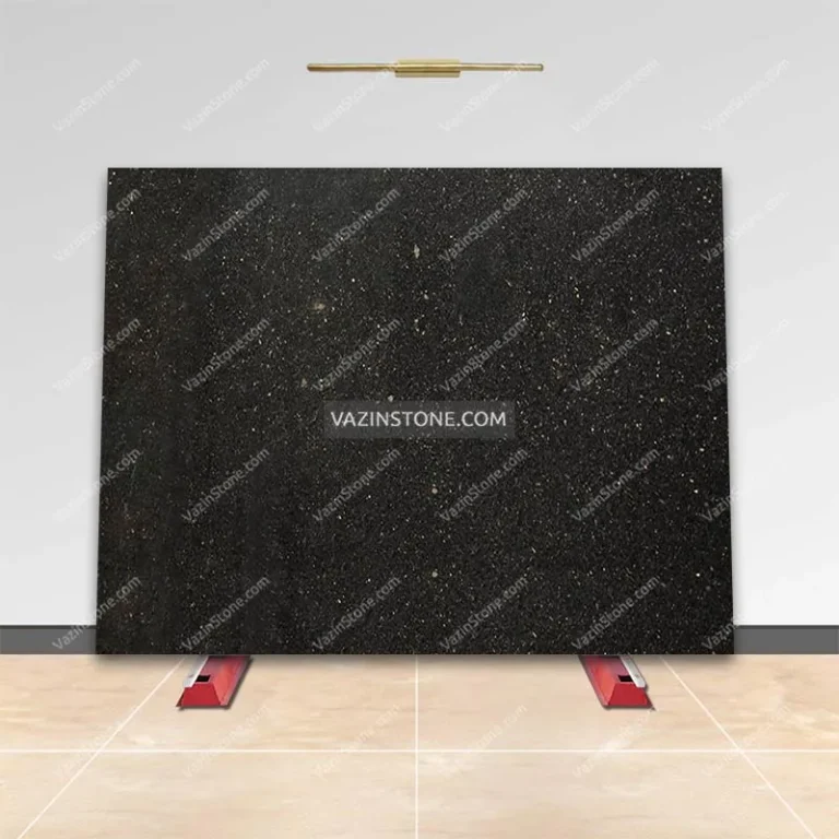 Black galaxy slab stone